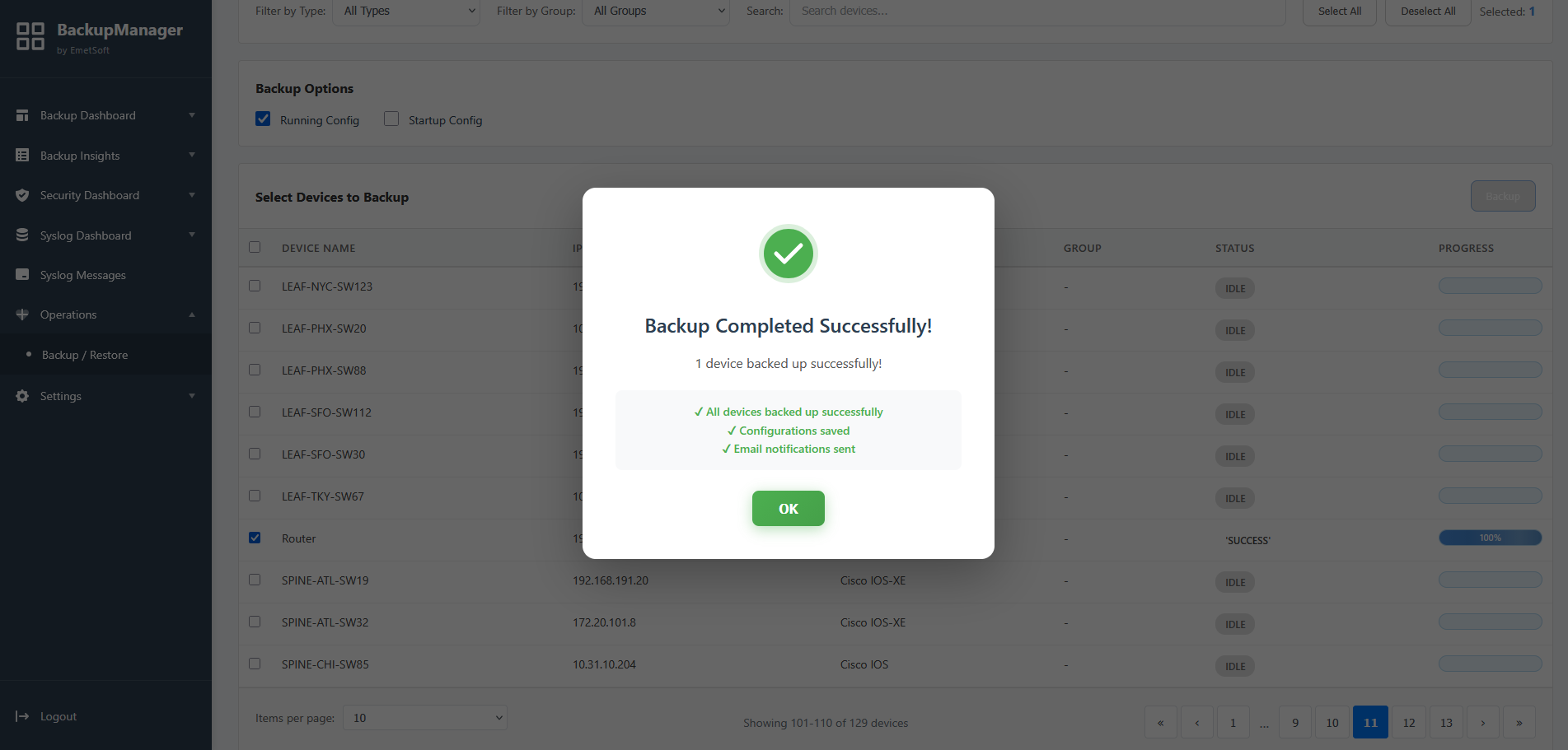 Network Backup Manager Screenshot 11