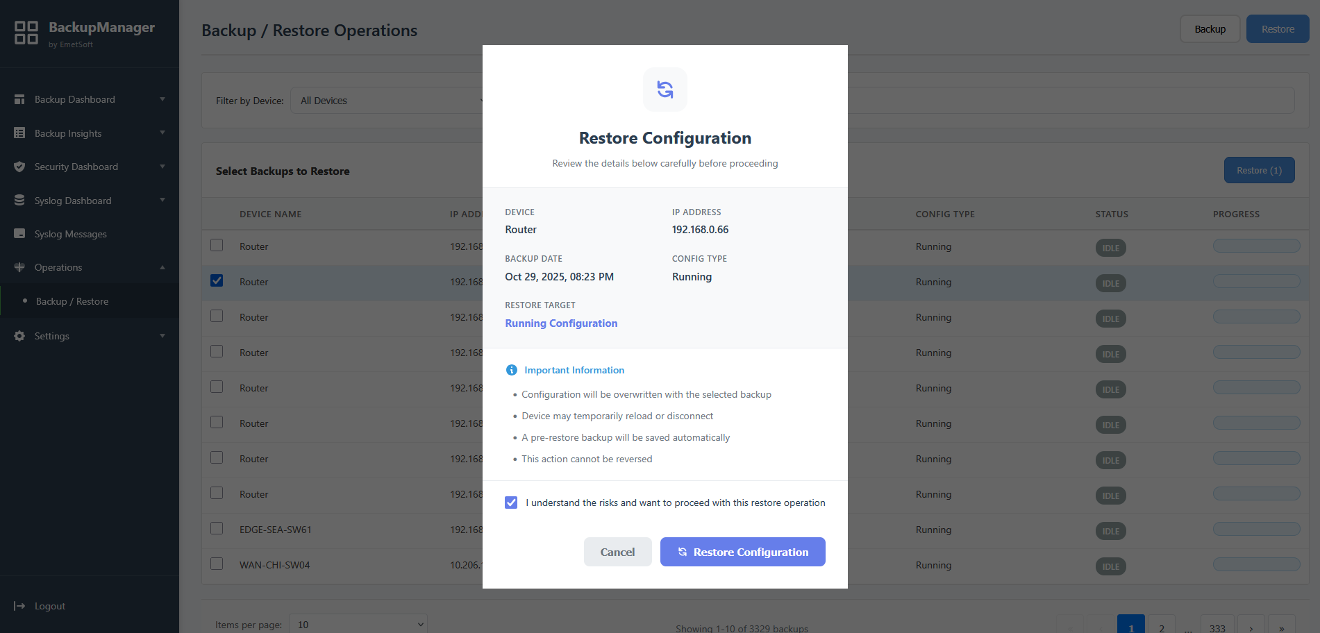 Network Backup Manager Screenshot 12