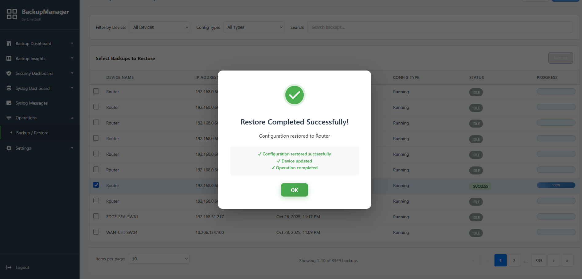 Network Backup Manager Screenshot 14