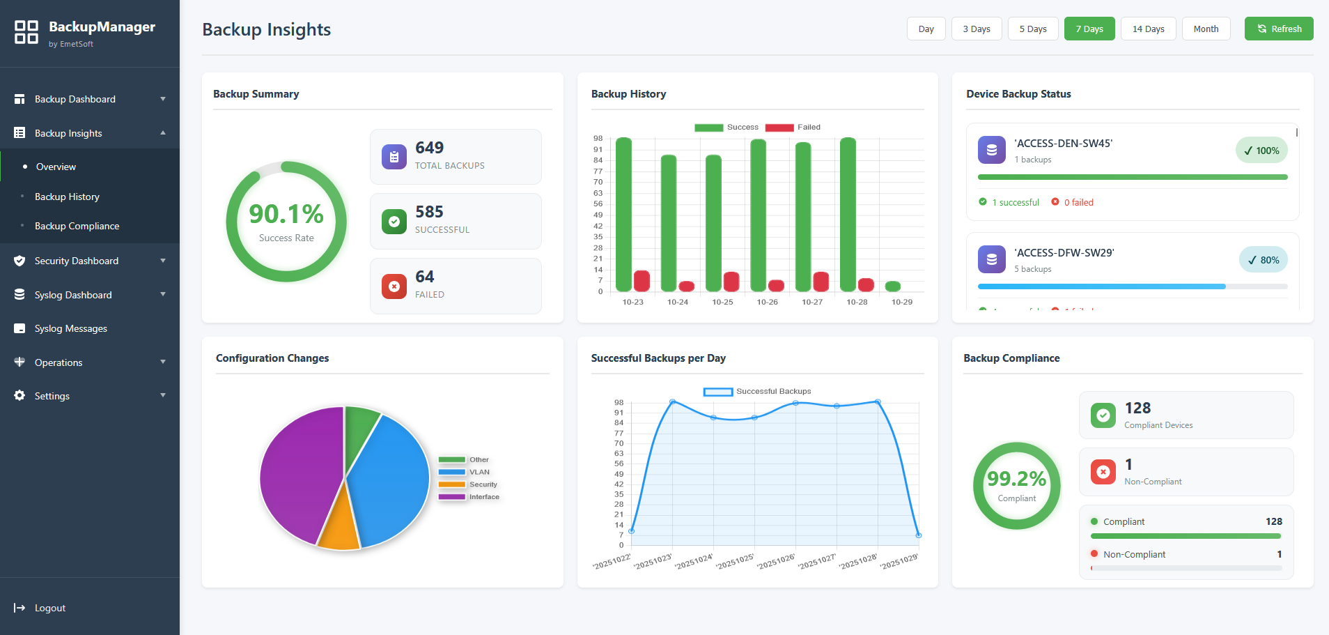 Network Backup Manager Screenshot 4