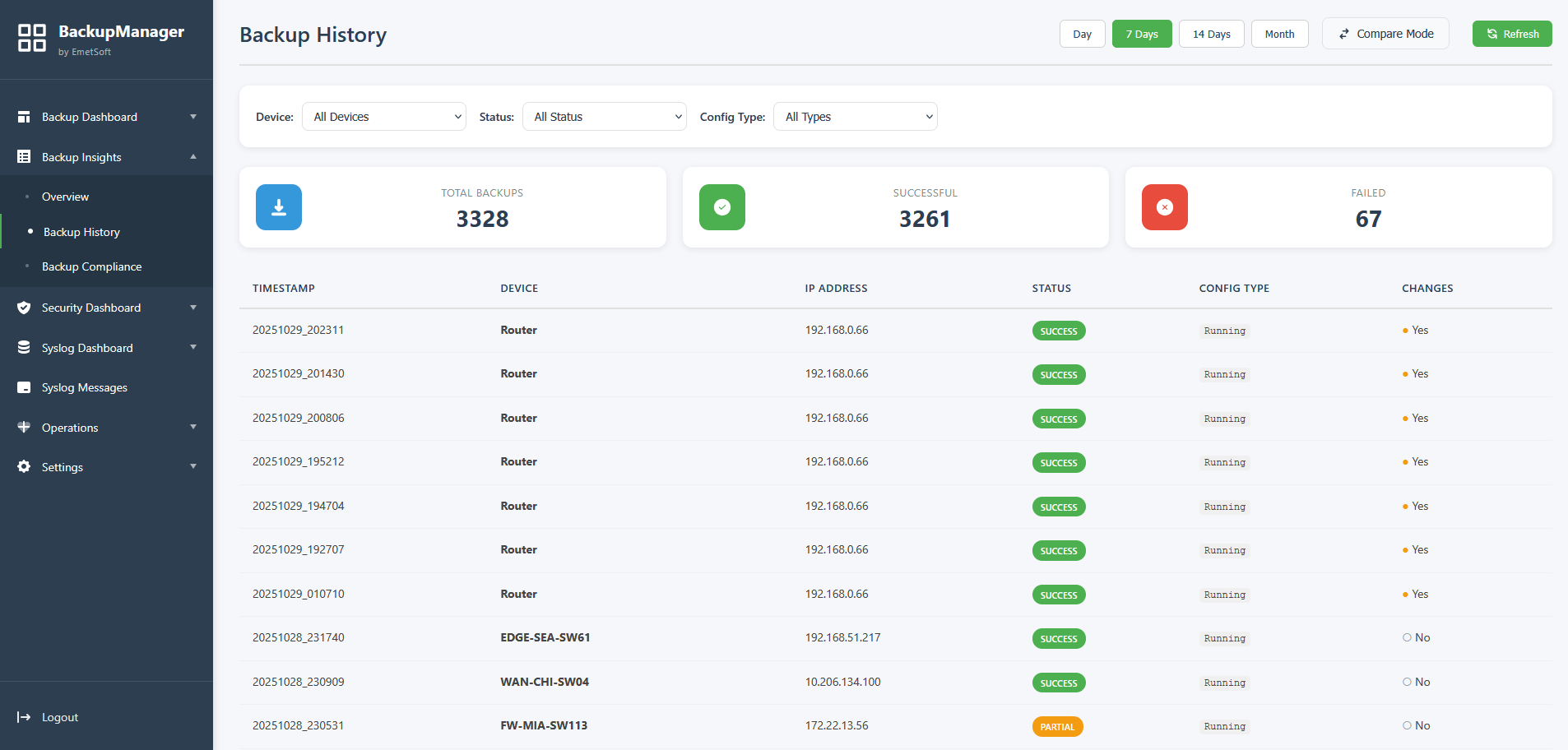 Network Backup Manager Screenshot 5