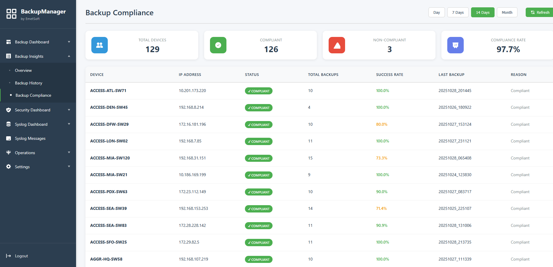Network Backup Manager Screenshot 6